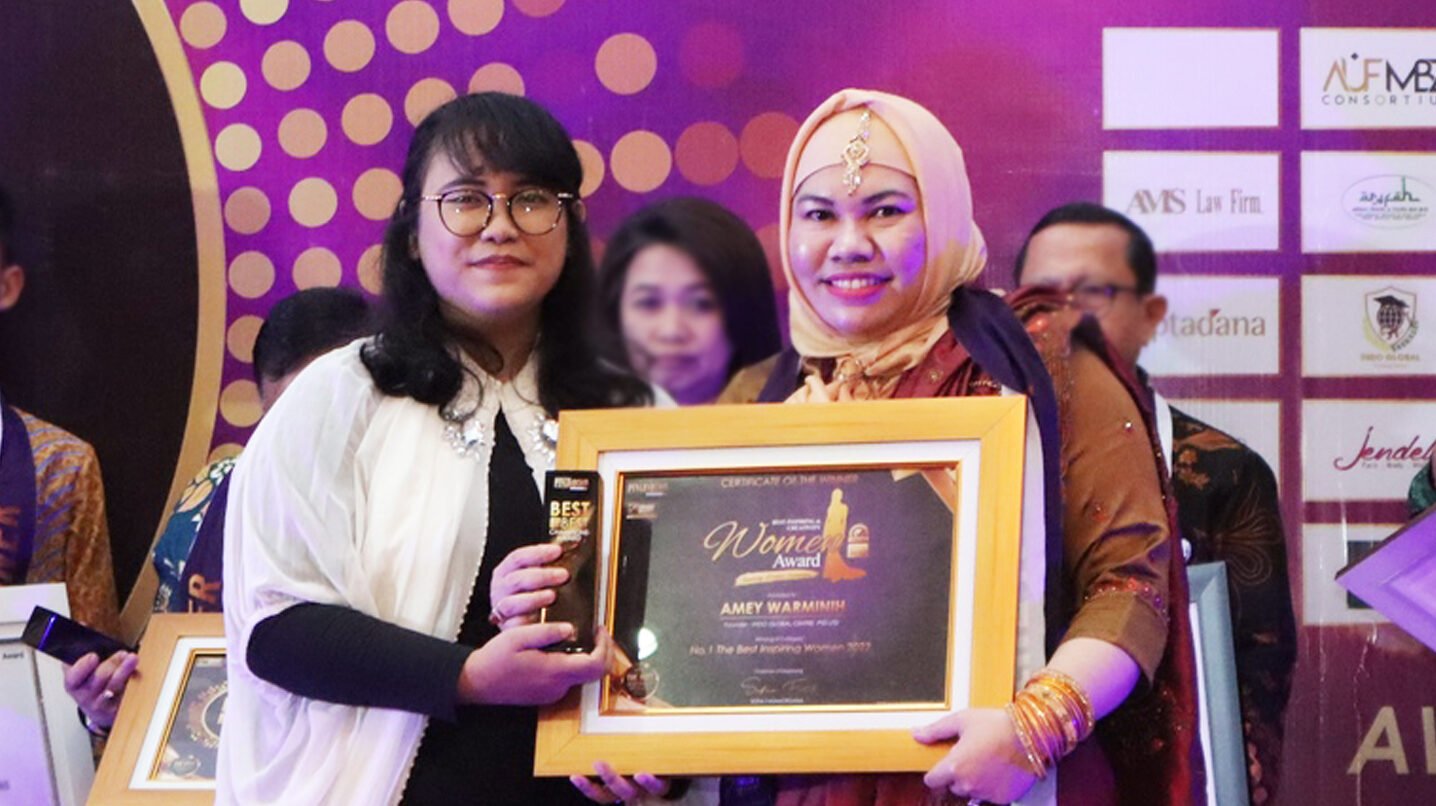 Amey Warminih Terpilih Menjadi No.1 Best Inspiring Women 2022
